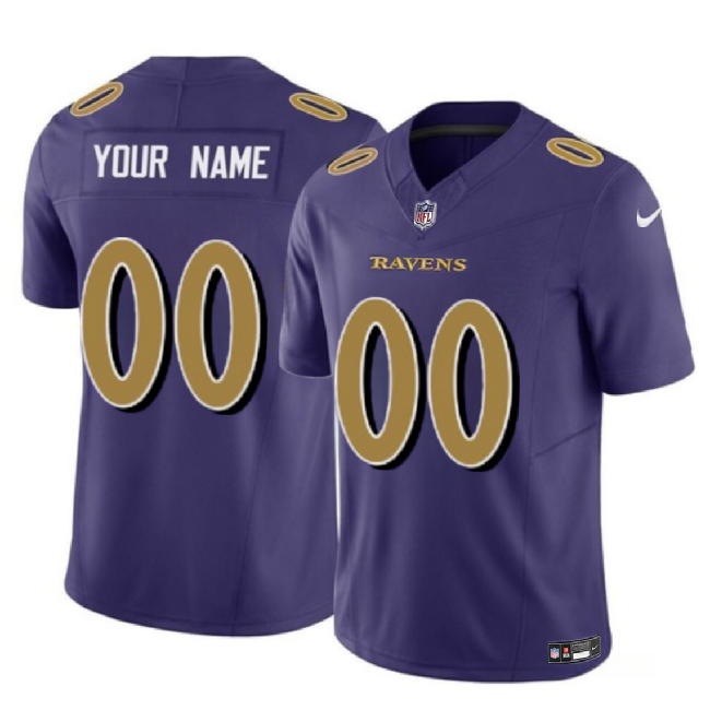 Custom Baltimore Ravens Vapor F.U.S.E. Limited Jersey